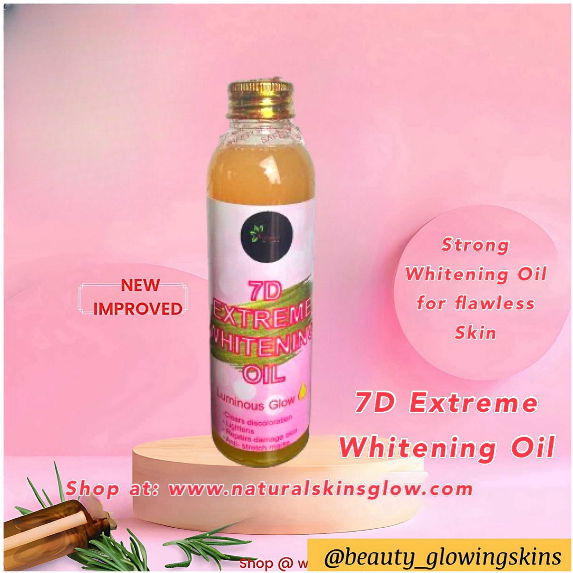 7D Whitening Body Oil - NaturalSkinGlow