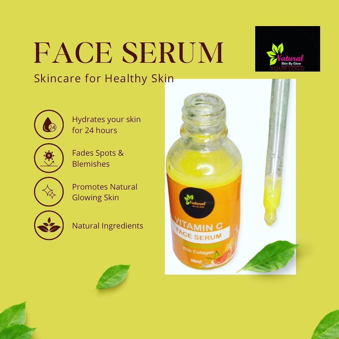 Vitamin C Whitening Face Serum - NaturalSkinGlow