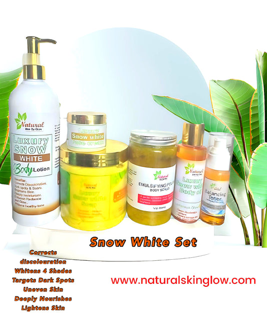 Luxury Snow White Set - NaturalSkinGlow