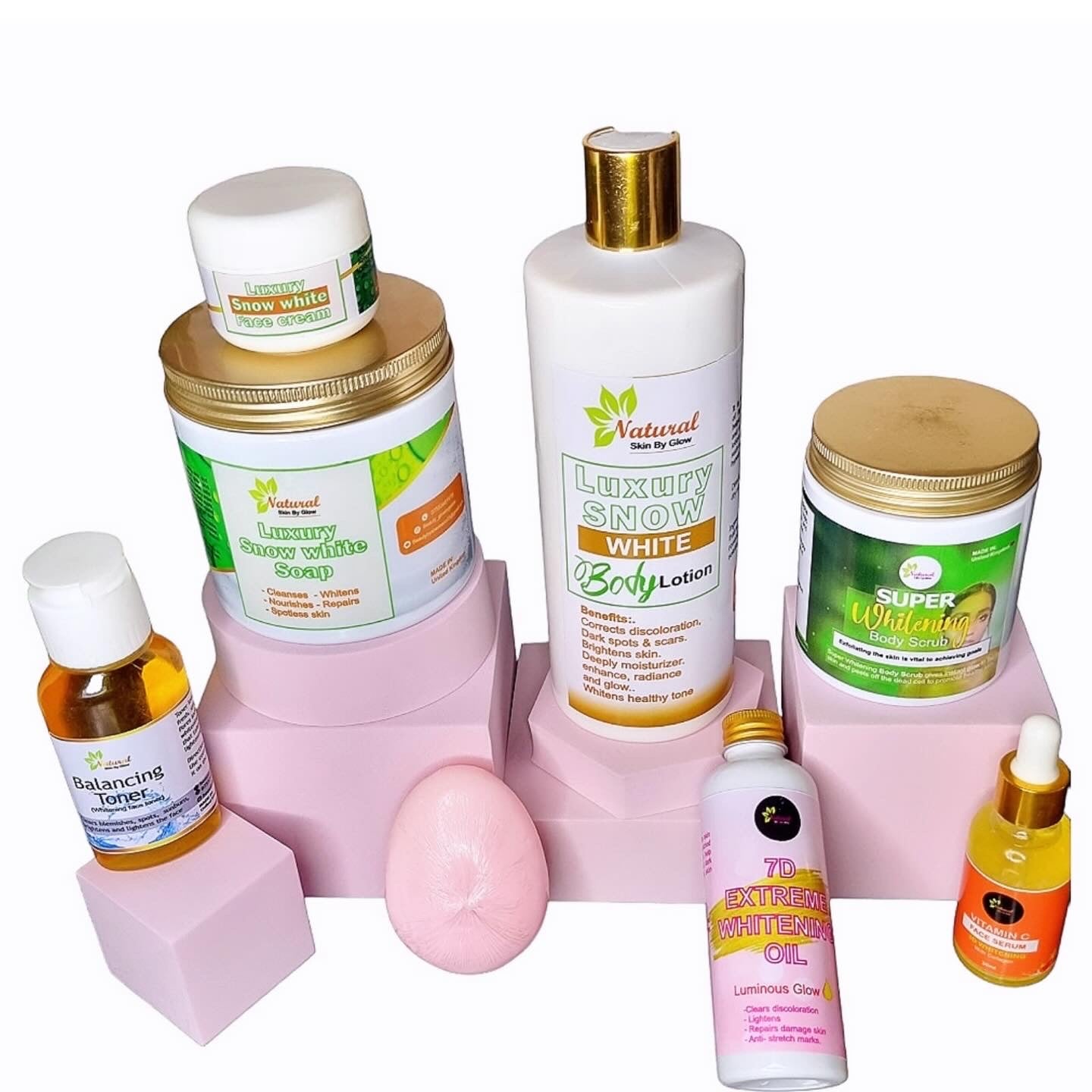 Snow Whitening Set - NaturalSkinGlow