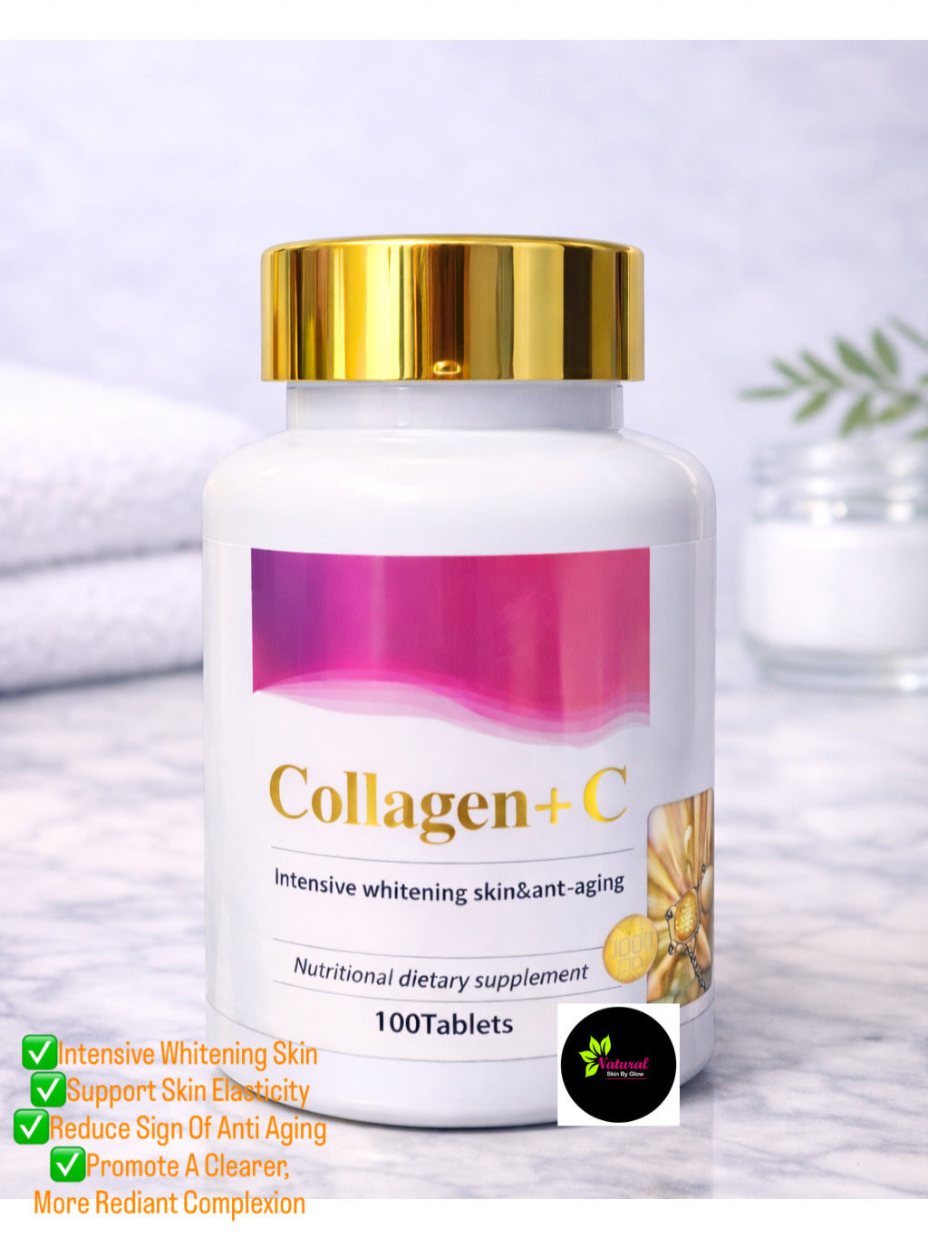 Collagen + C Intensive Whitening Skin Supplement