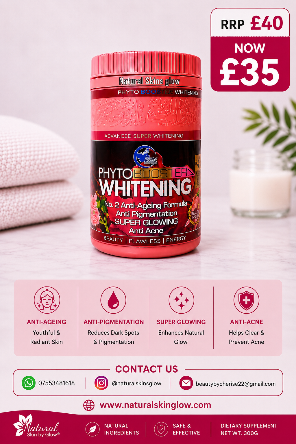 Phyto Booster Whitening Supplement