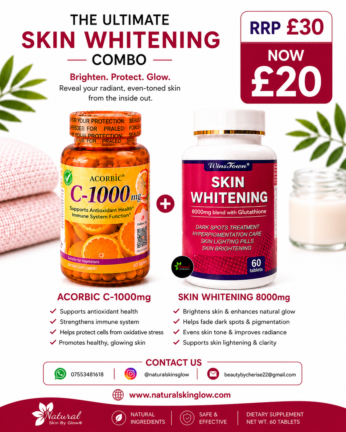 Skin Whitening Combo